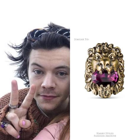 gucci lion ring sale|harry styles Gucci lion ring.